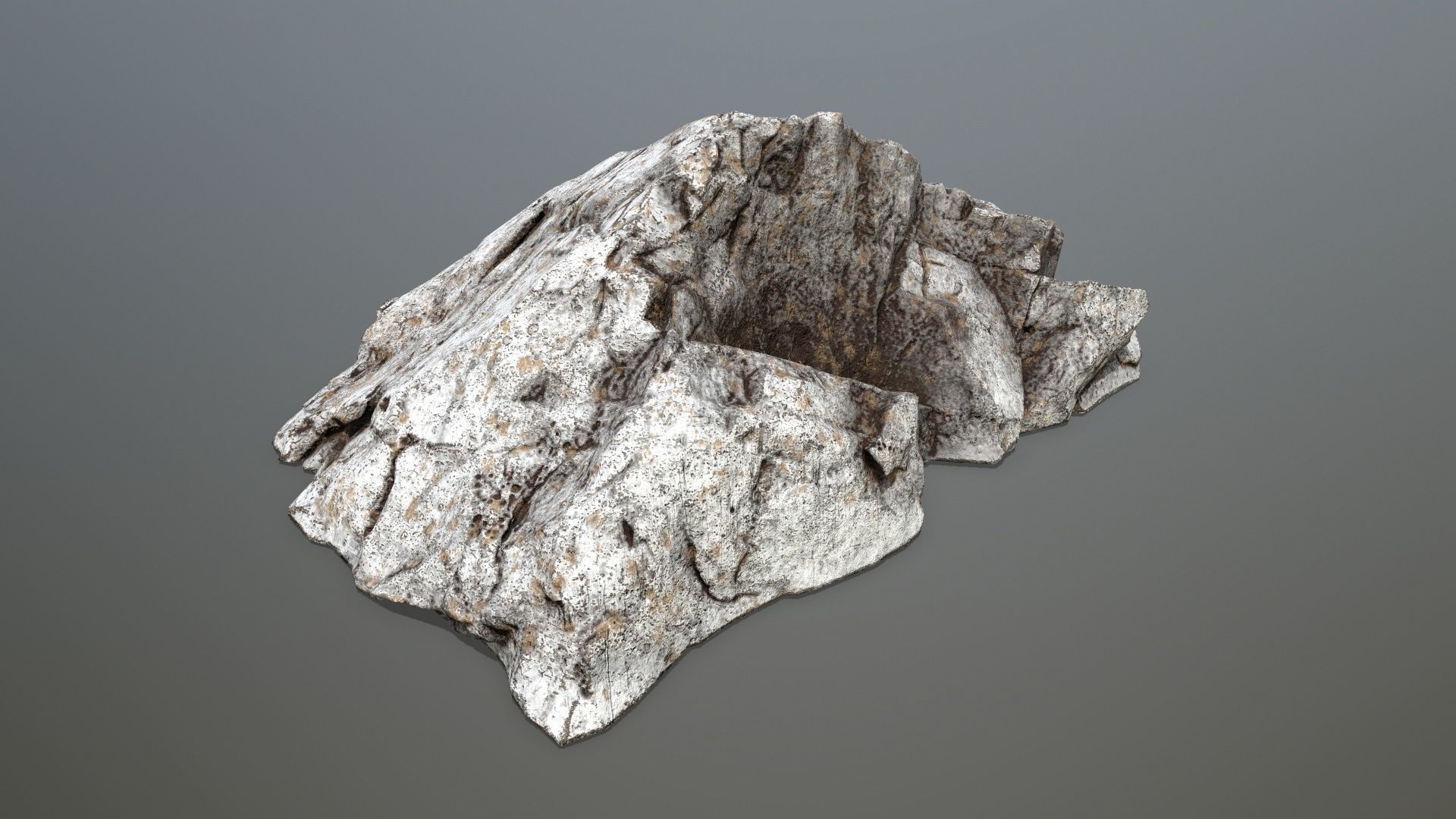 Rock set 4 Low-poly 3D model_15