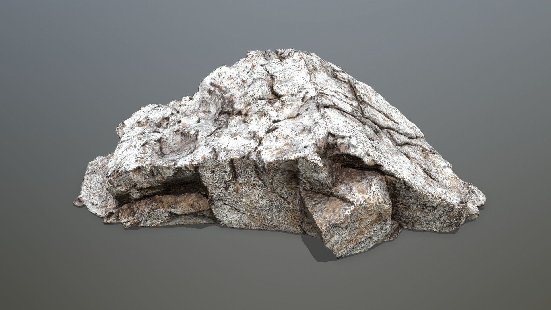 Rock set 4 Low-poly 3D model_16