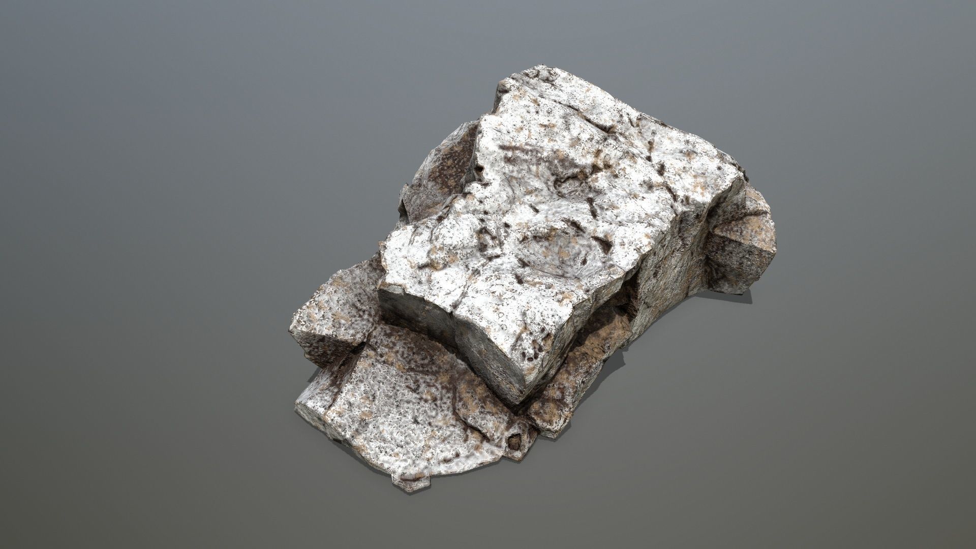 Rock set 4 Low-poly 3D model_17