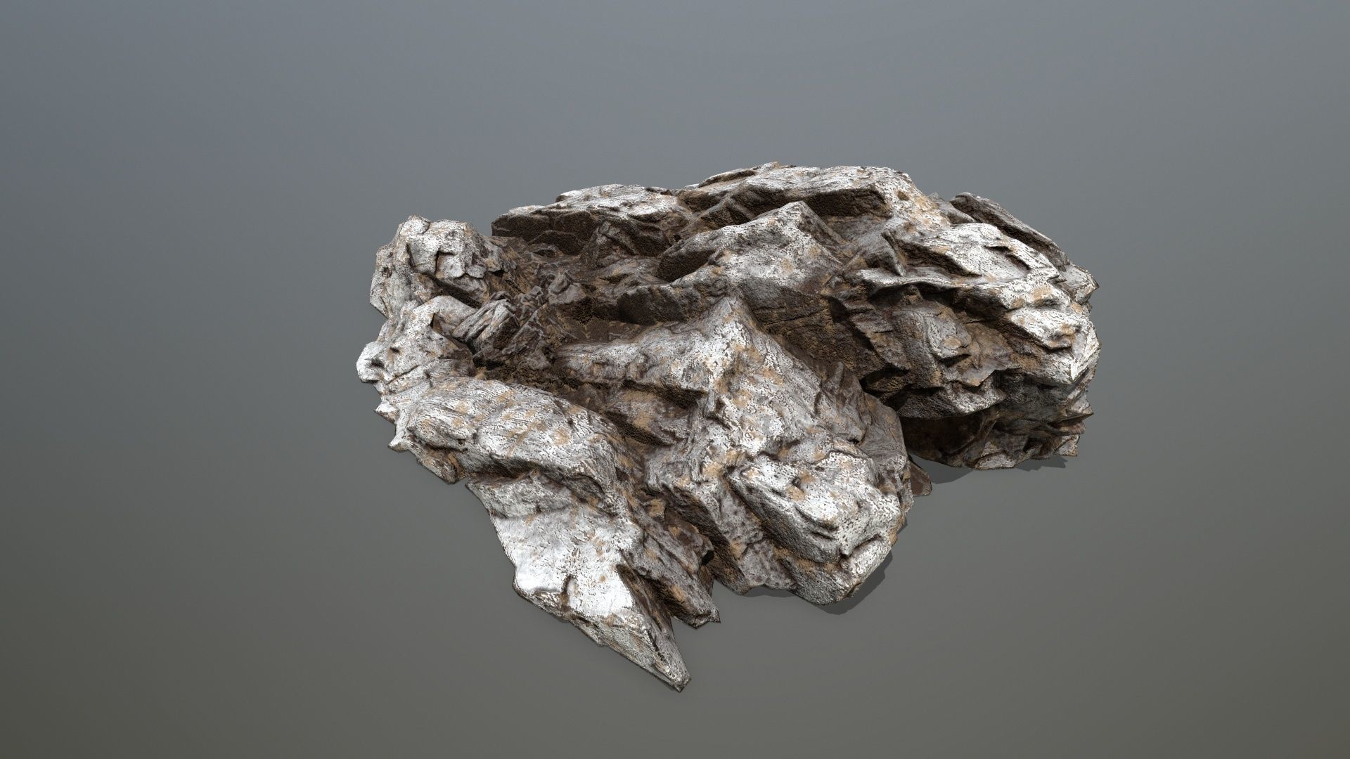 Rock set 4 Low-poly 3D model_2