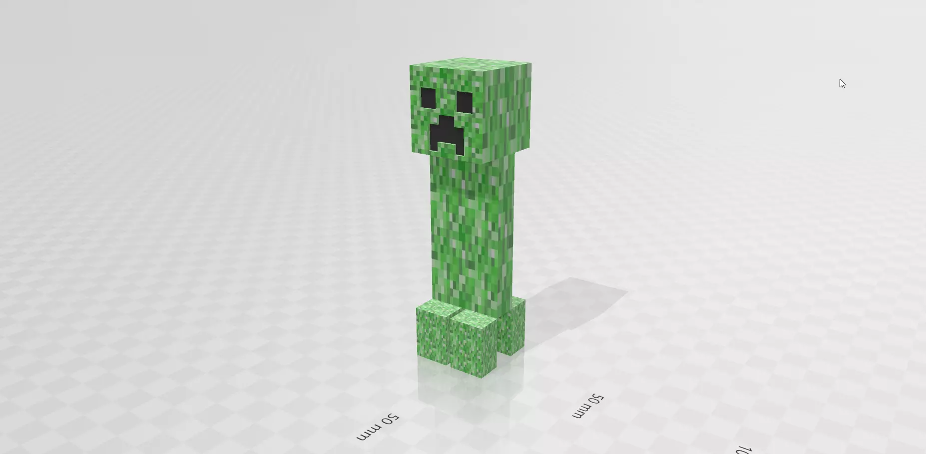 Creeper minecraft 3D print model