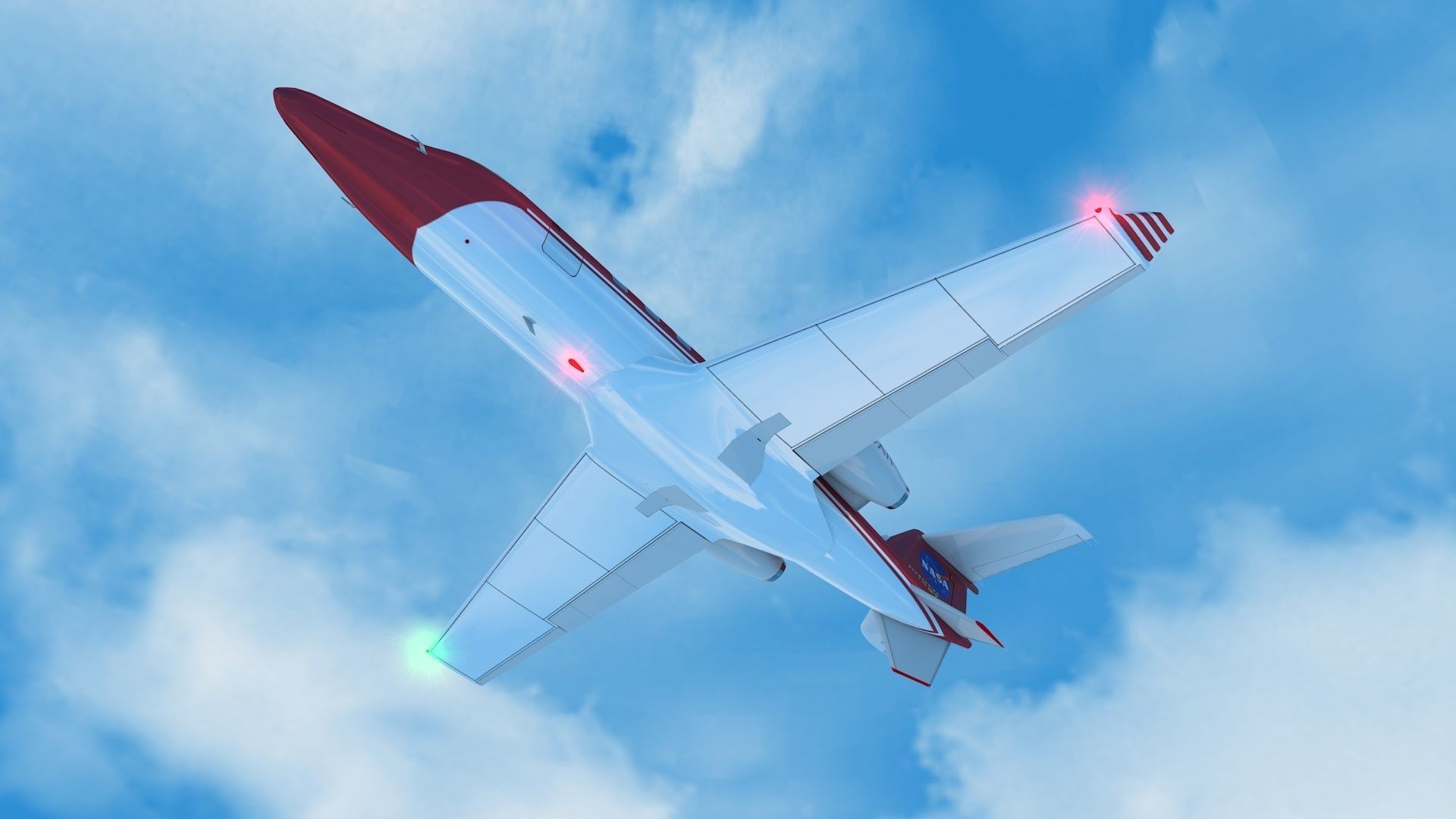 plane lear jet 3D model_6