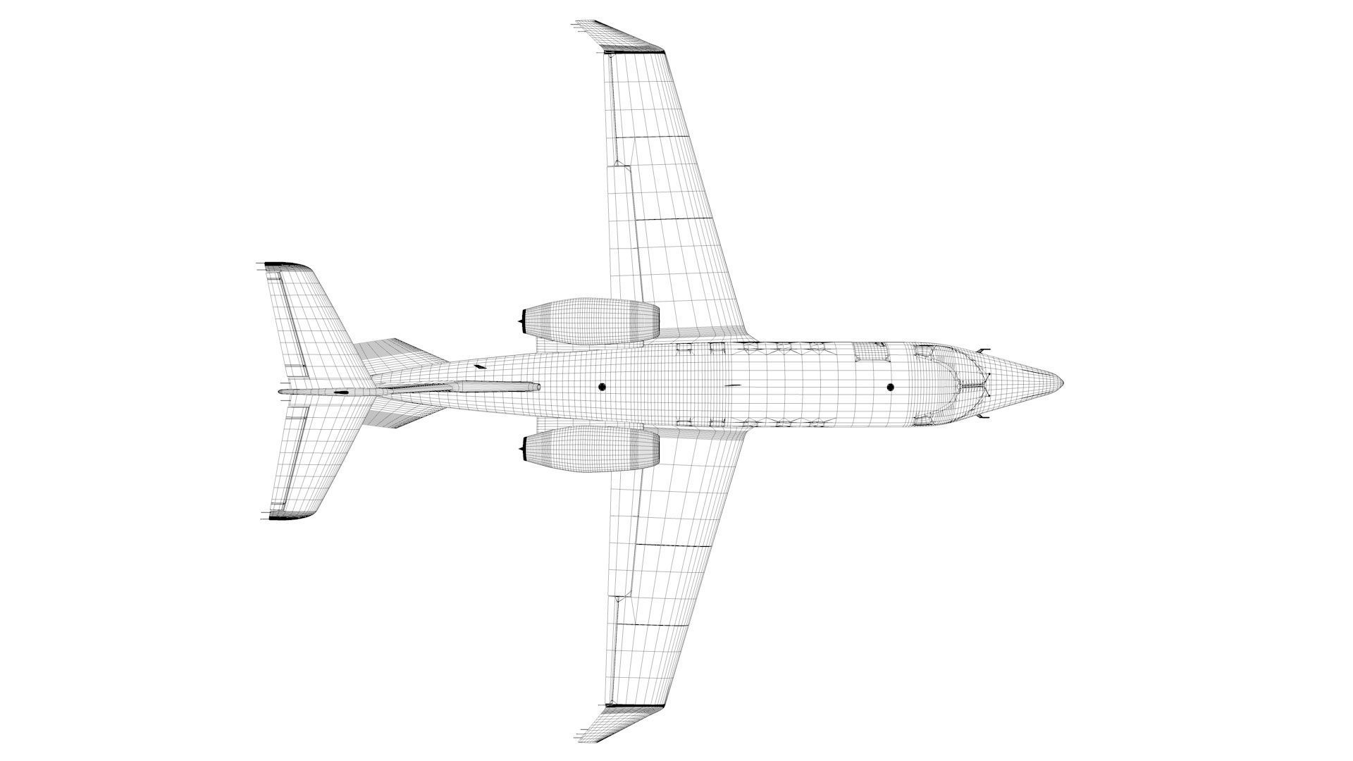 plane lear jet 3D model_18