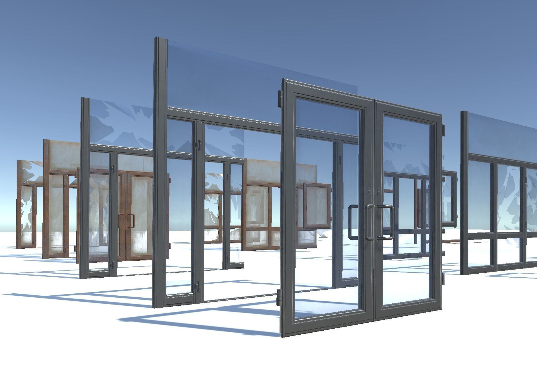 Best Windows pack Low-poly 3D model_12