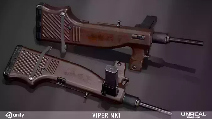 Viper Mk1 Low-poly 3D model