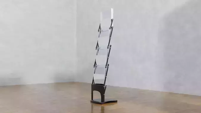 Journal Brochure Leaflet Flyer Magazine Folding Stand Holder