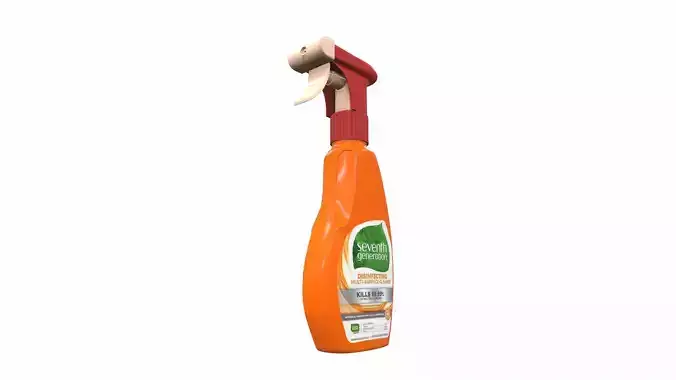 Cleaner spray seventh 3D model Cleaner spray seventh 3D model