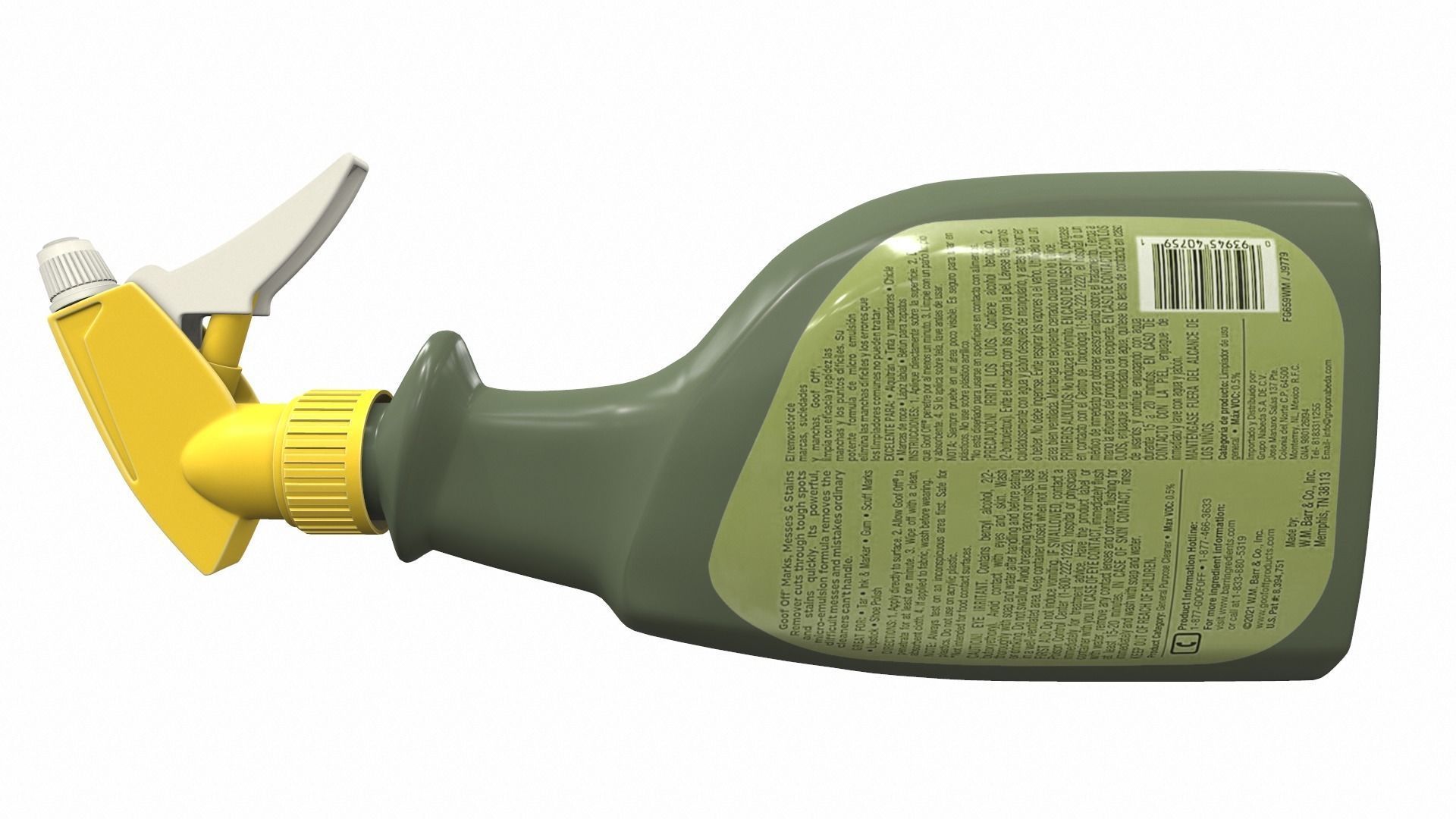 Cleaner spray vapor 3D model_9