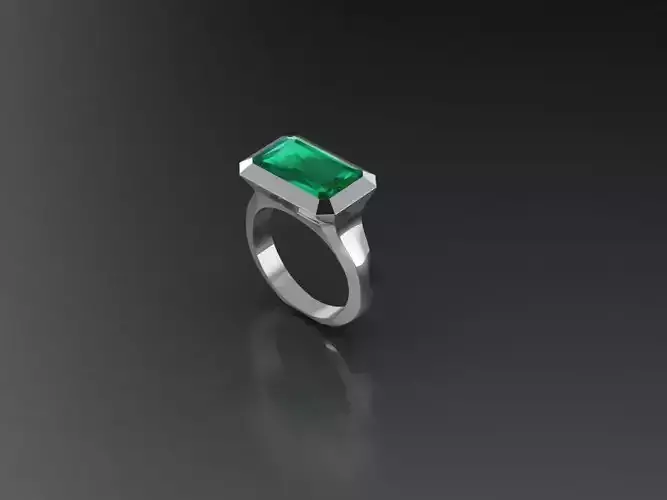 emerald green RING