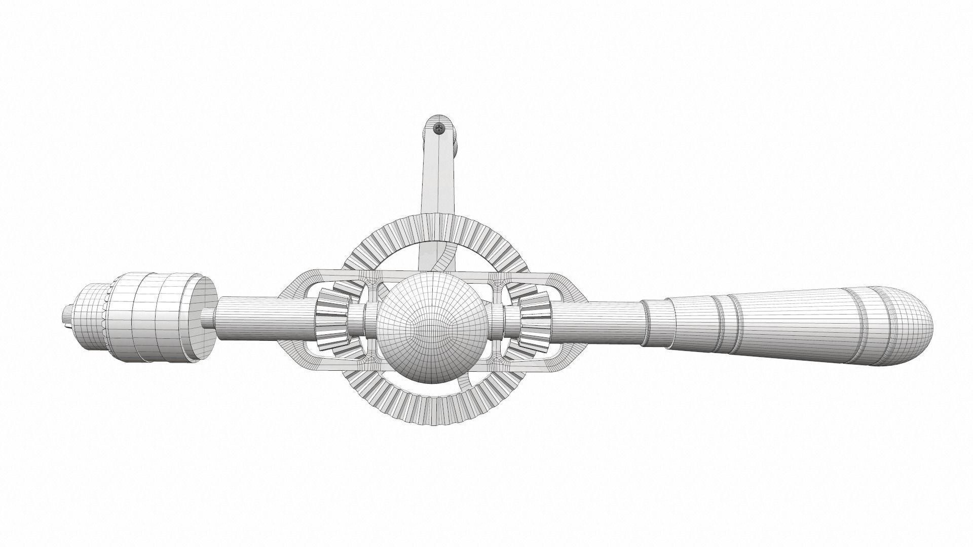 Handdrill colect 3D model_12