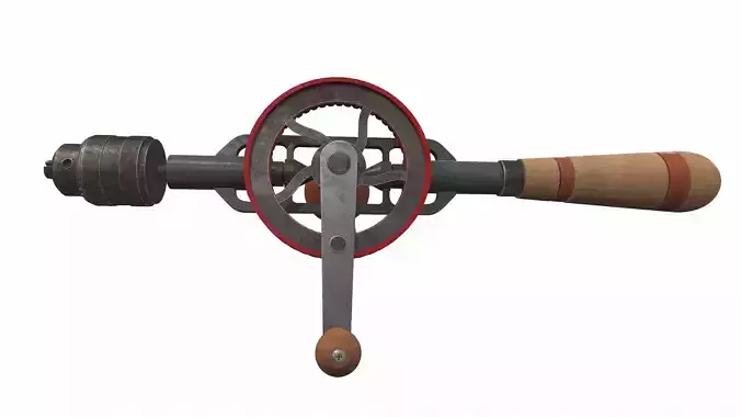 Handdrill colect 3D model