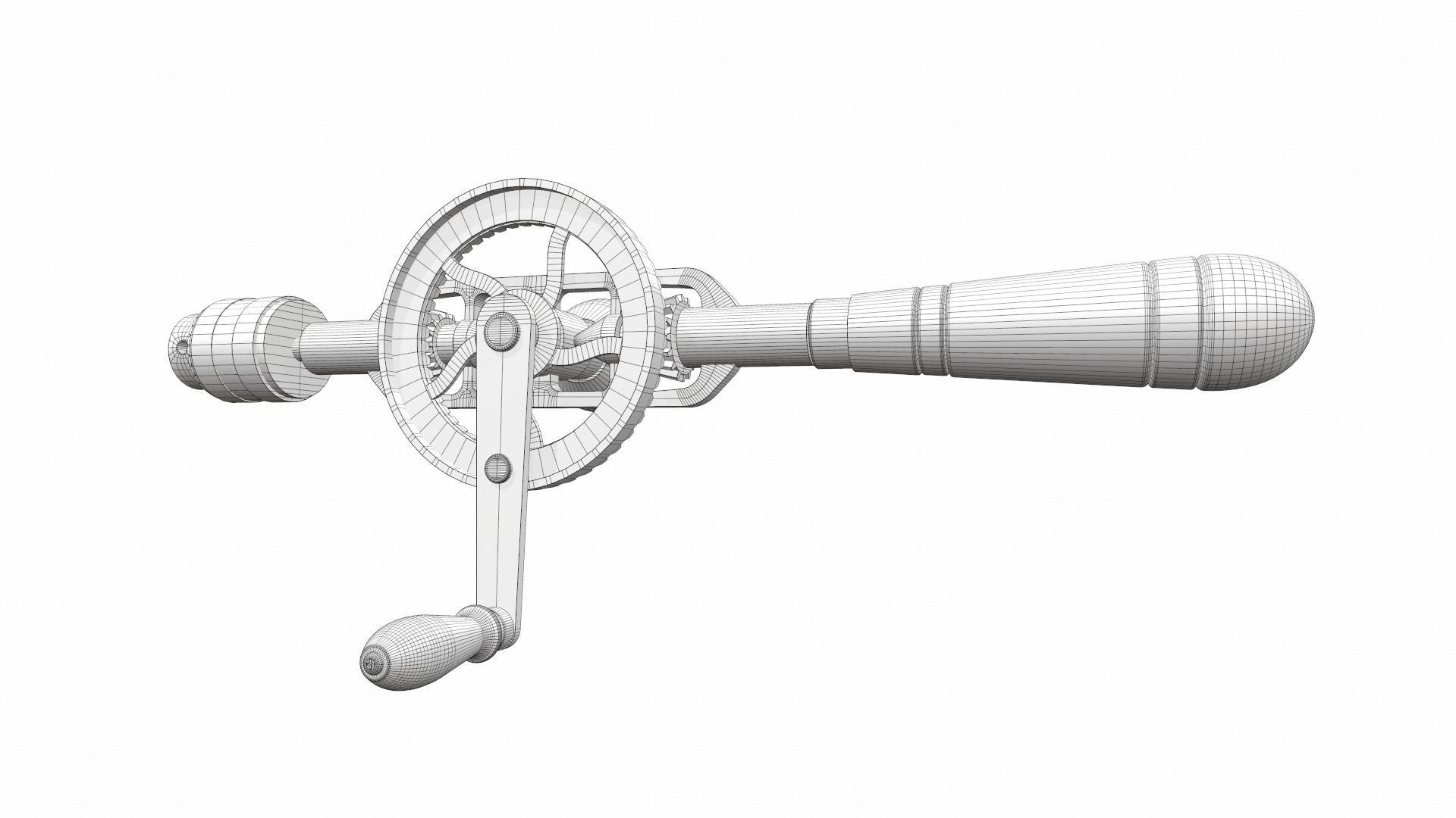 Handdrill colect 3D model_10