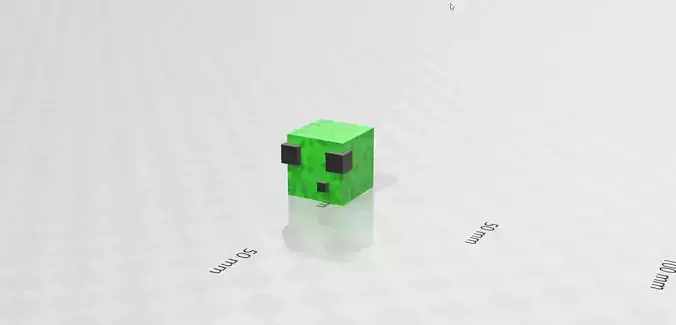Slime minecraft creeper 3D print model