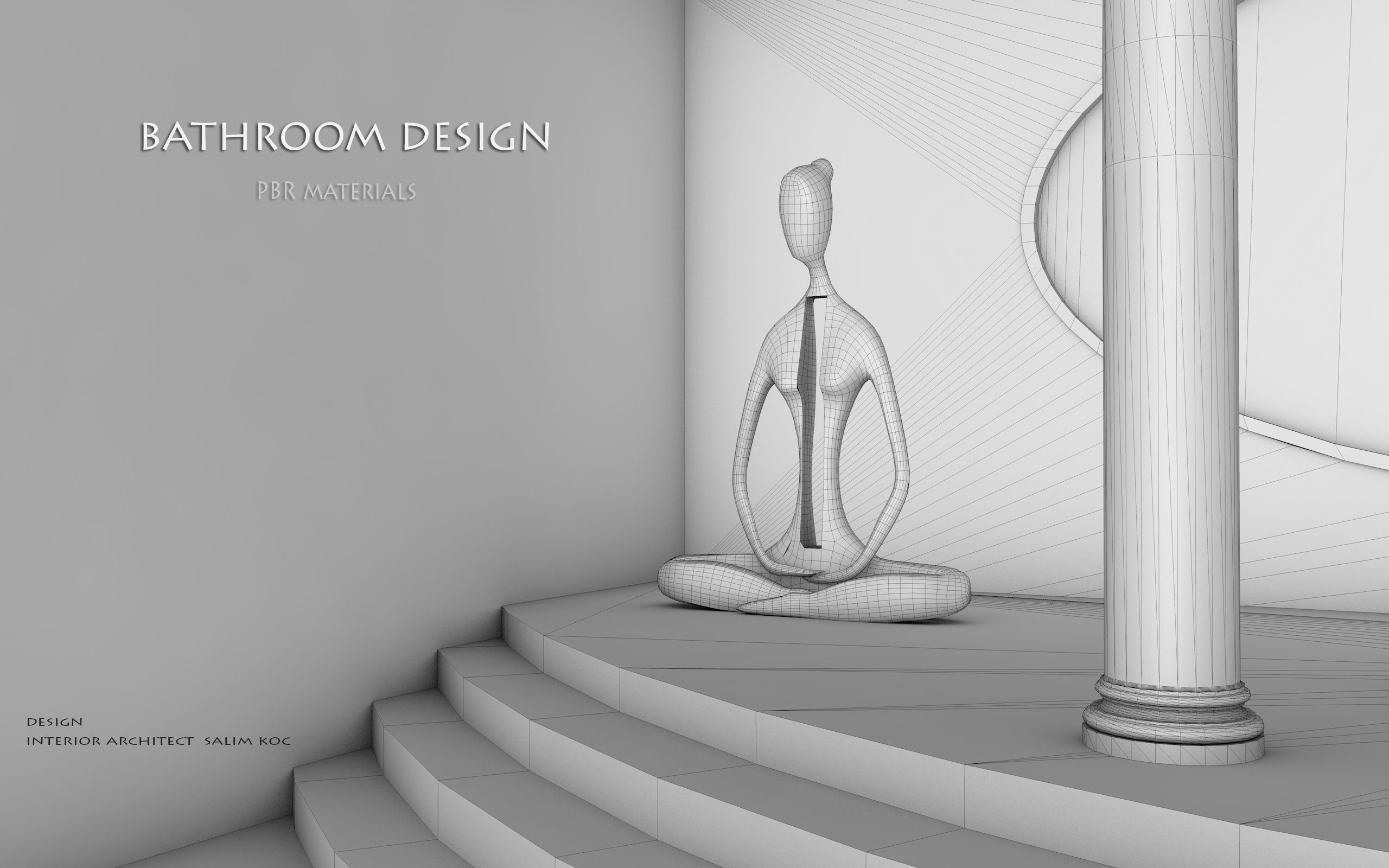 bathroom 3d model jacuzzi bathtub design 3D model_15