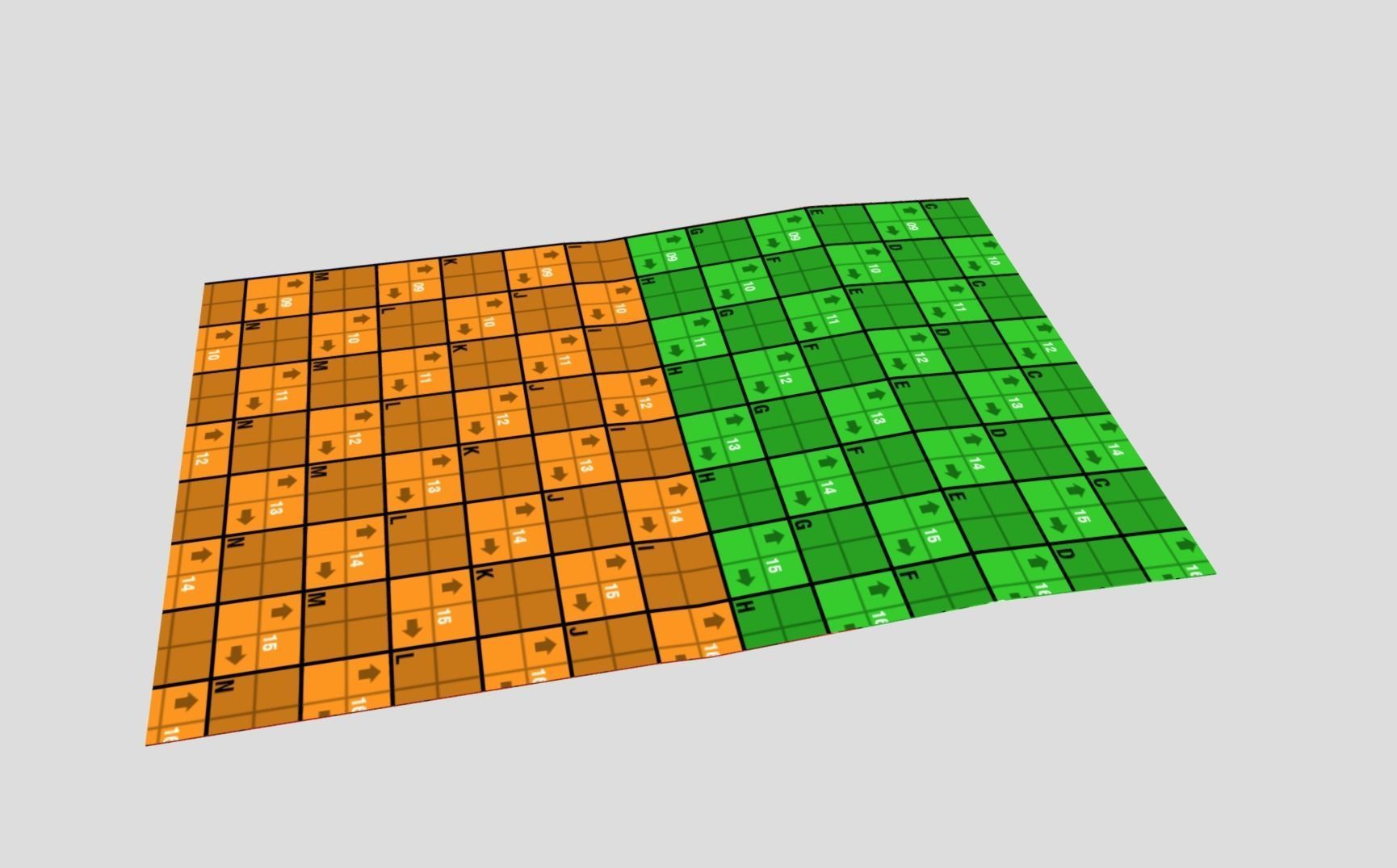 Blank Paper Low-poly 3D model_5