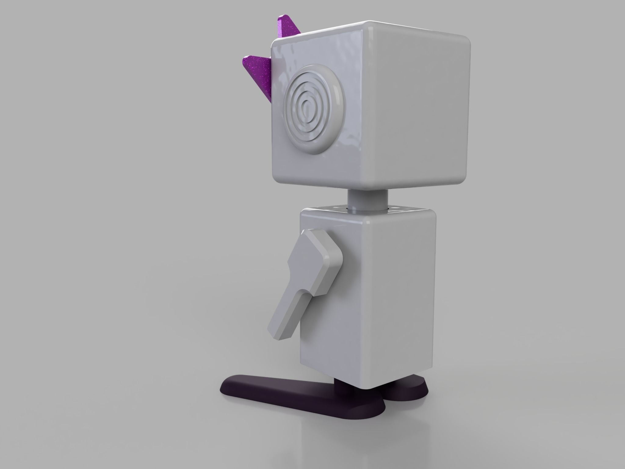 cute robot scifi 3D print model_3
