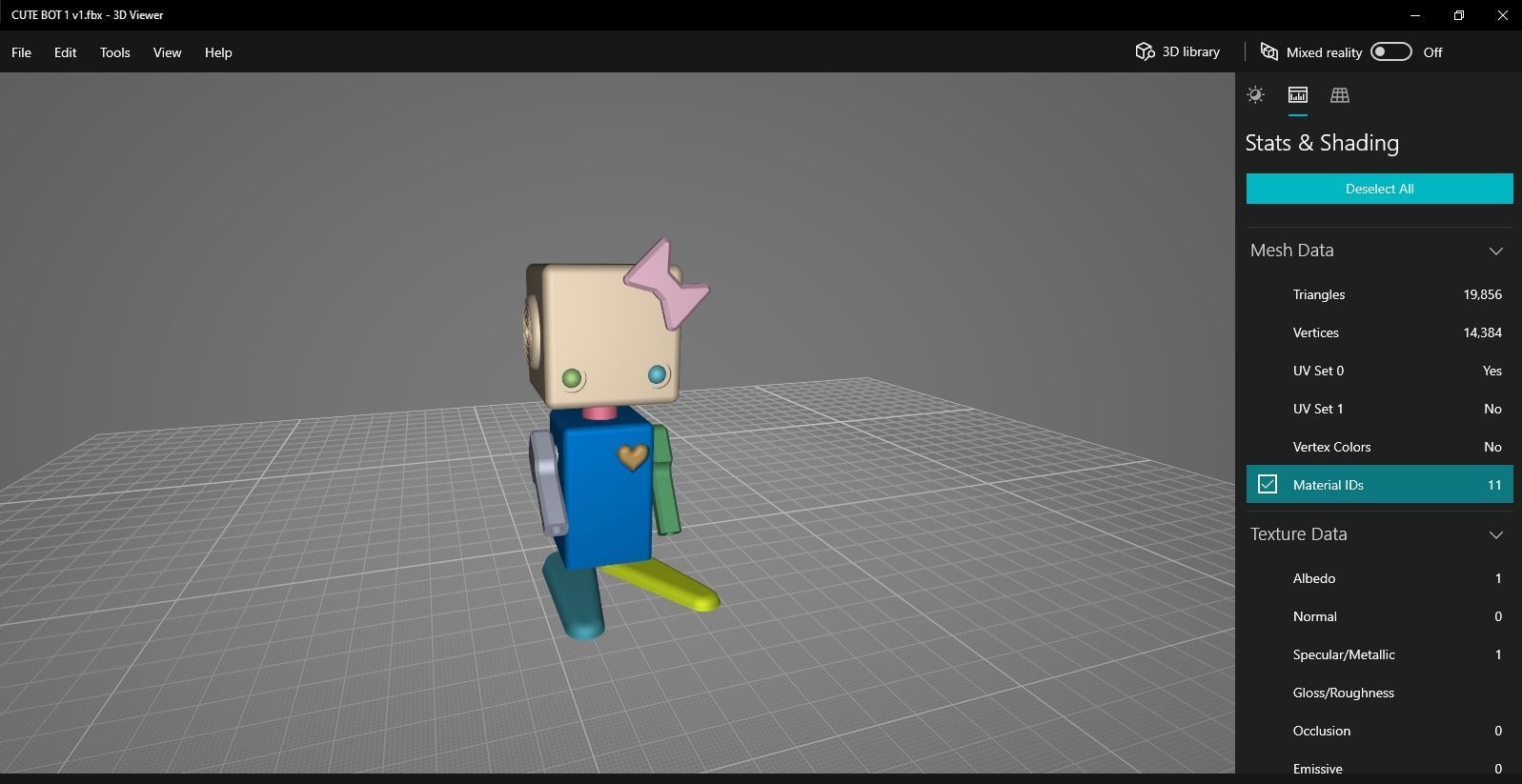 cute robot scifi 3D print model_11