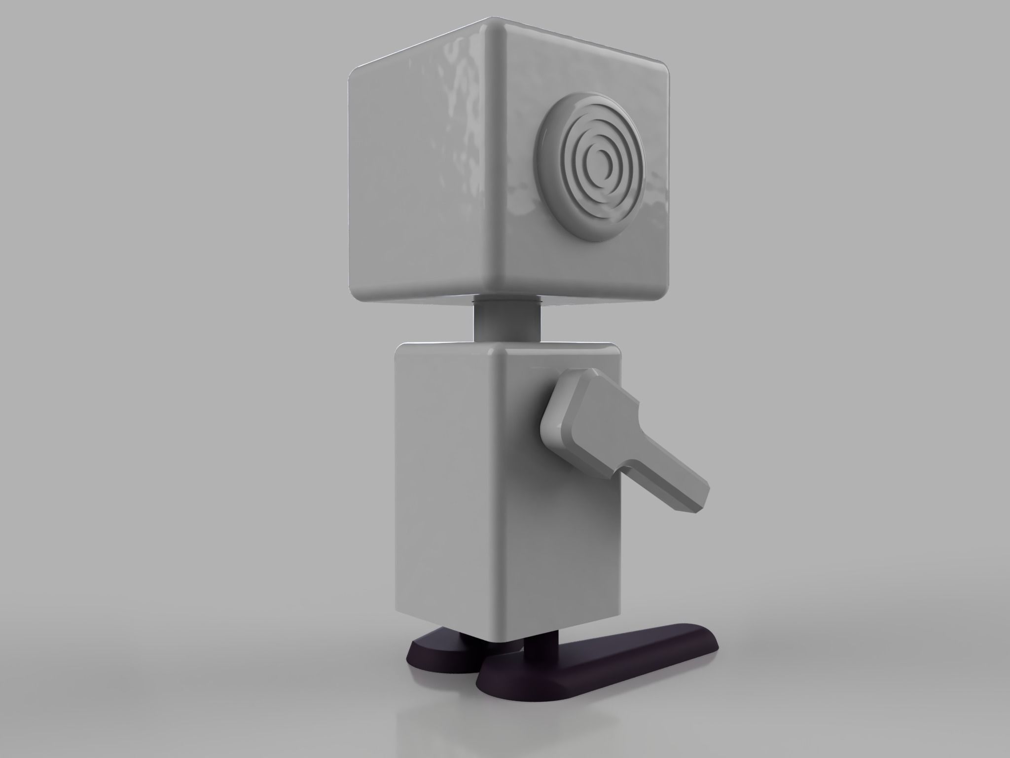 cute robot scifi 3D print model_4