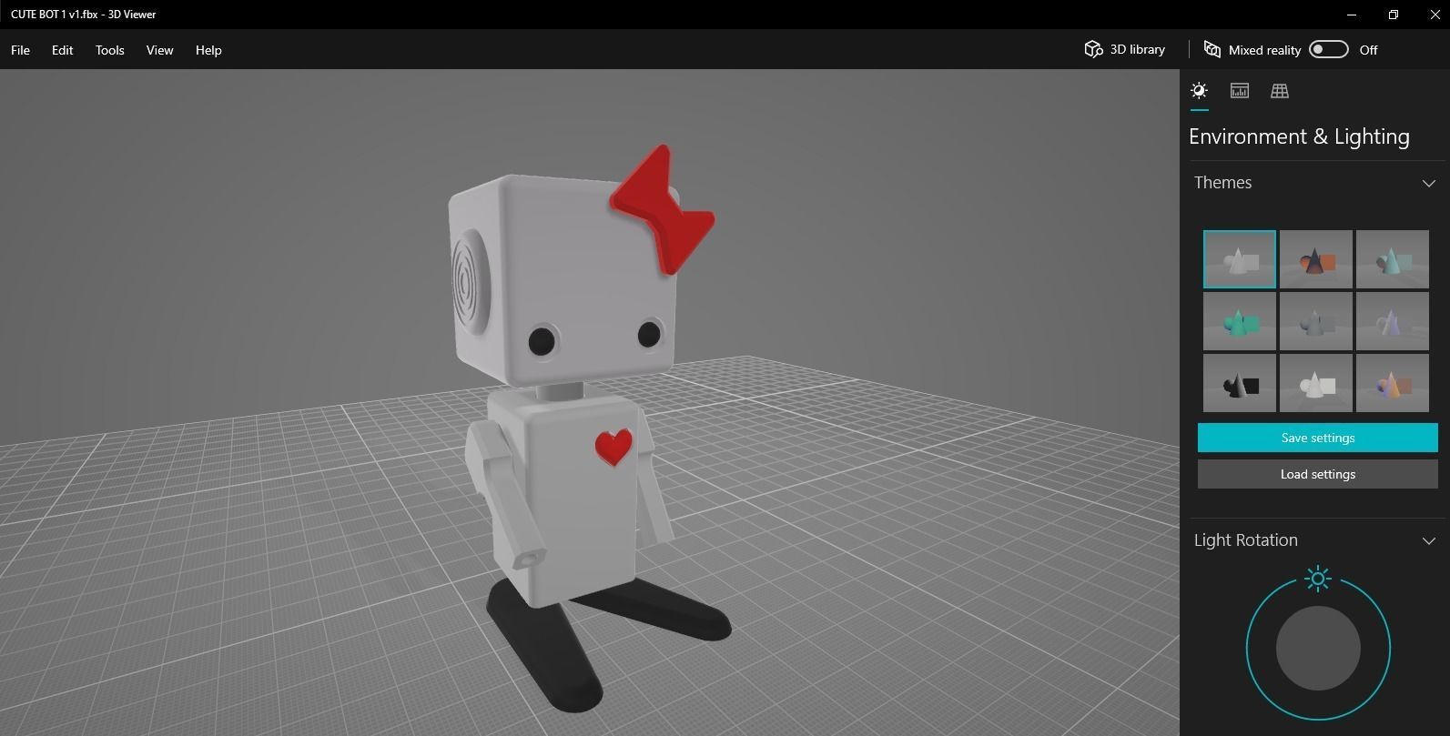 cute robot scifi 3D print model_16