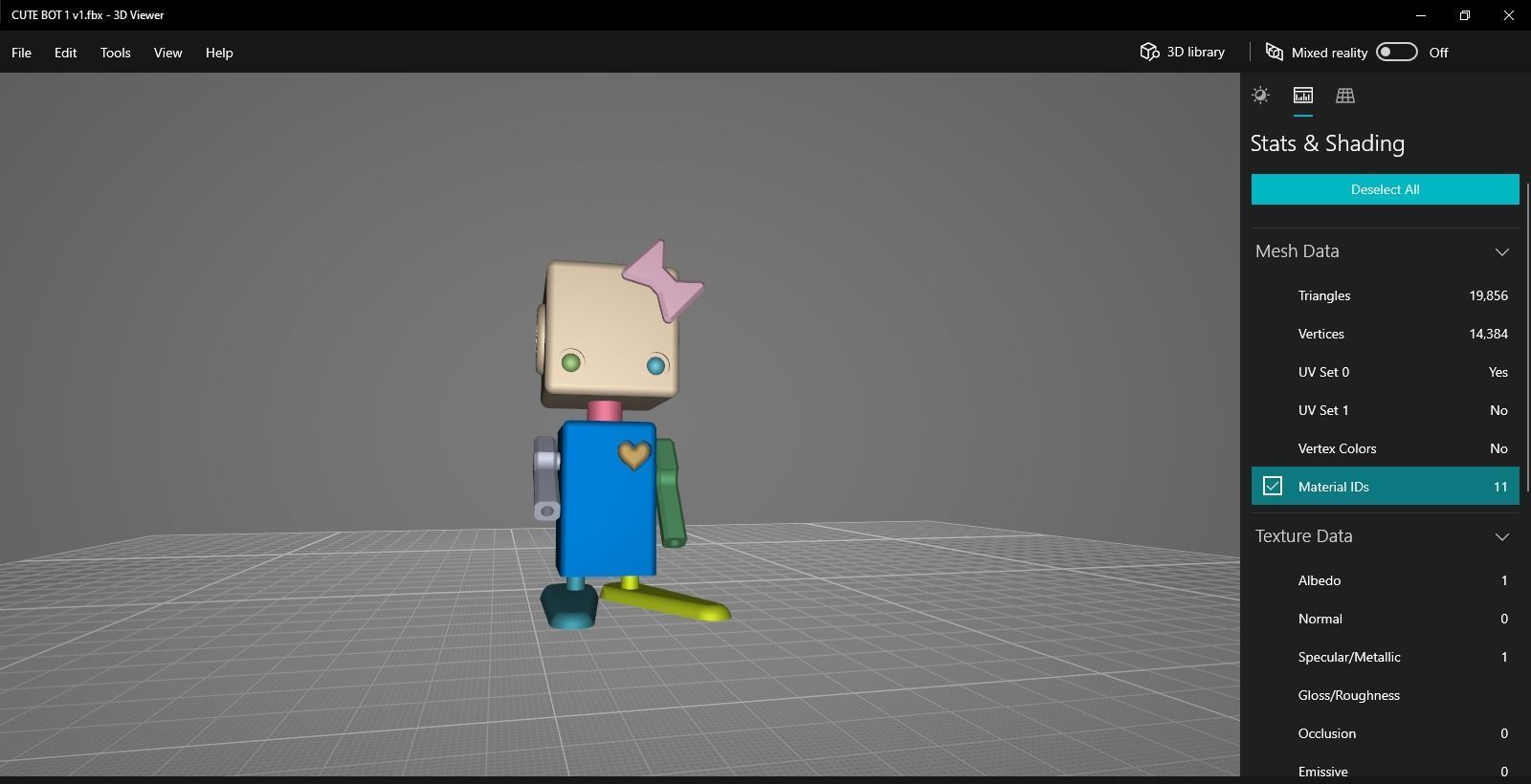 cute robot scifi 3D print model_12