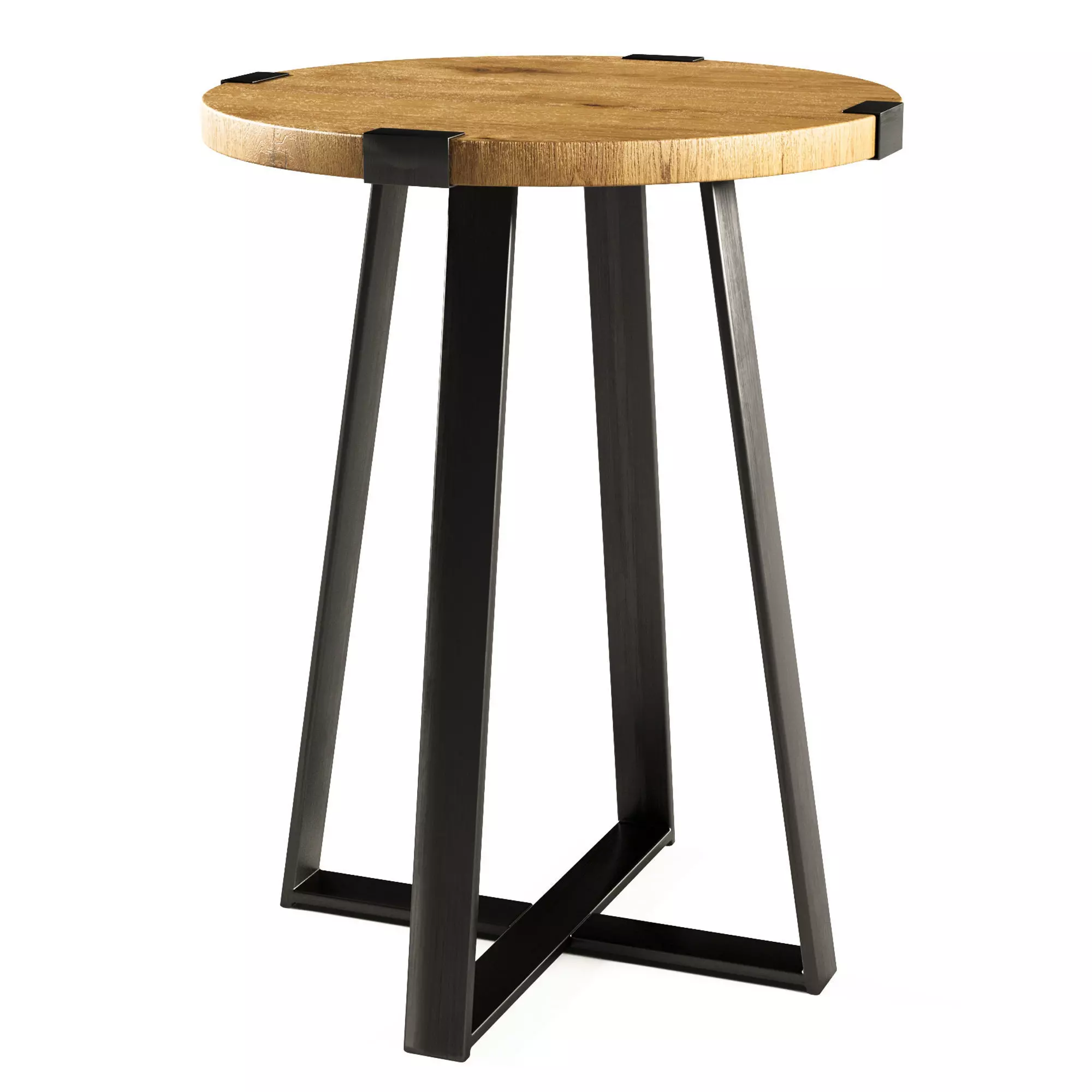 Metal Wrap Side Table 3D model_0
