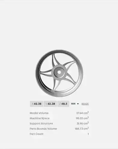 PRINT FILE Twisted Star Wheel RC Wheel