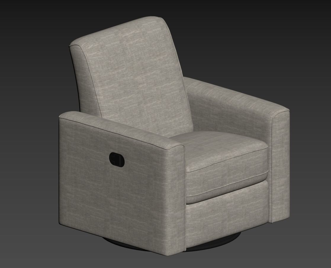 WESTWOOD ASPEN POWER SWIVEL GLIDER RECLINER 3D model_6