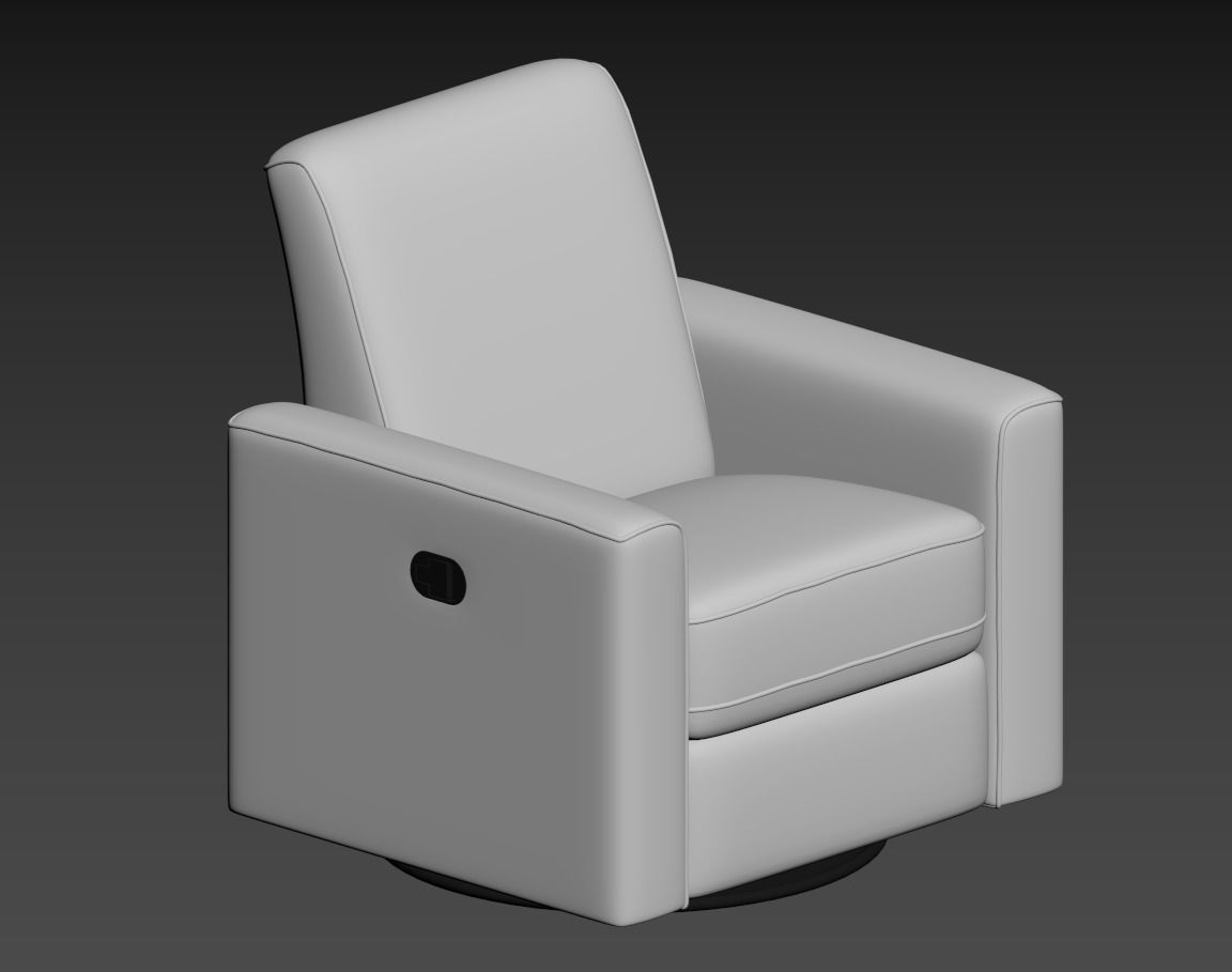 WESTWOOD ASPEN POWER SWIVEL GLIDER RECLINER 3D model_8