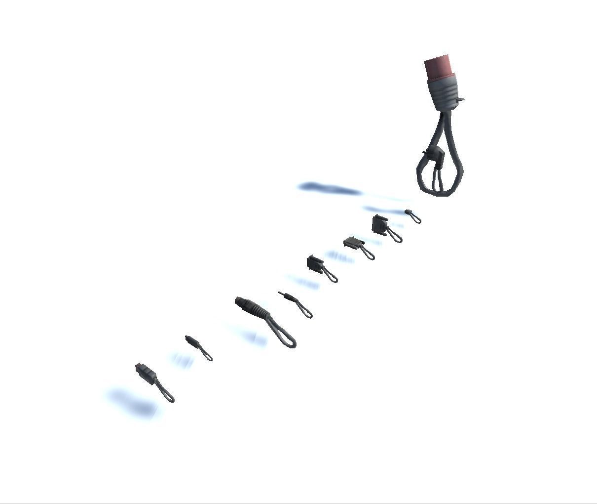 Switchboard pack Low-poly 3D model_17