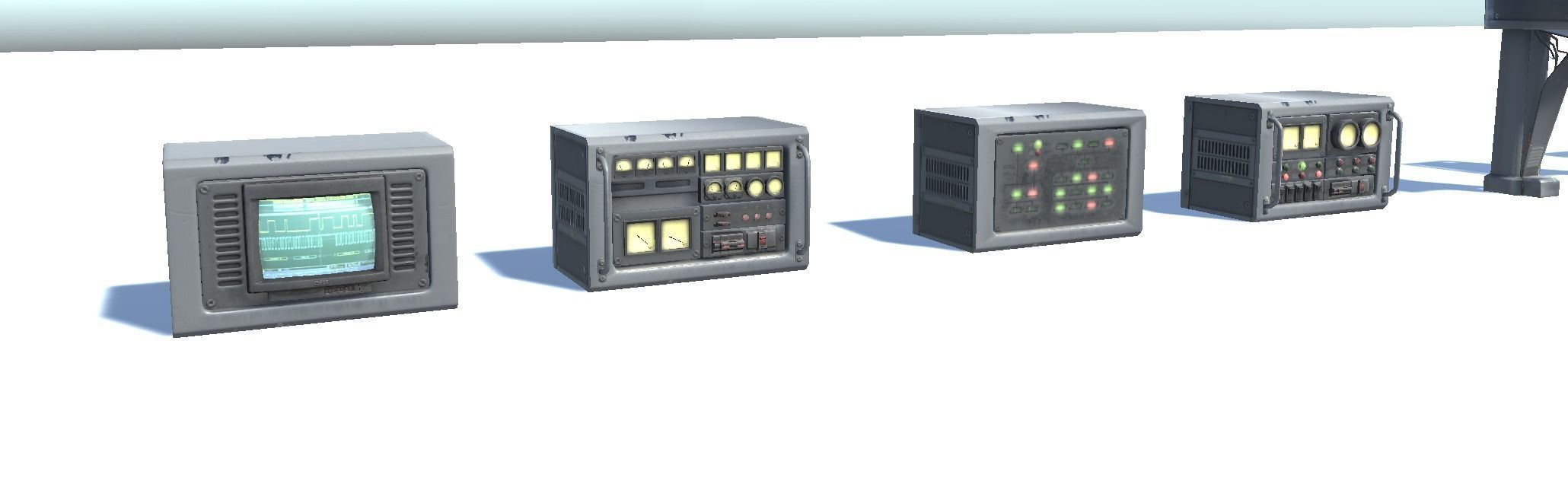 Switchboard pack Low-poly 3D model_12