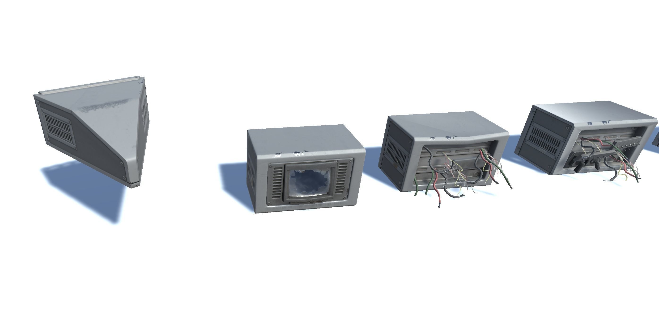 Switchboard pack Low-poly 3D model_14