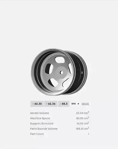 PRINT Vintage Mag Wheel for RC trucks and cars