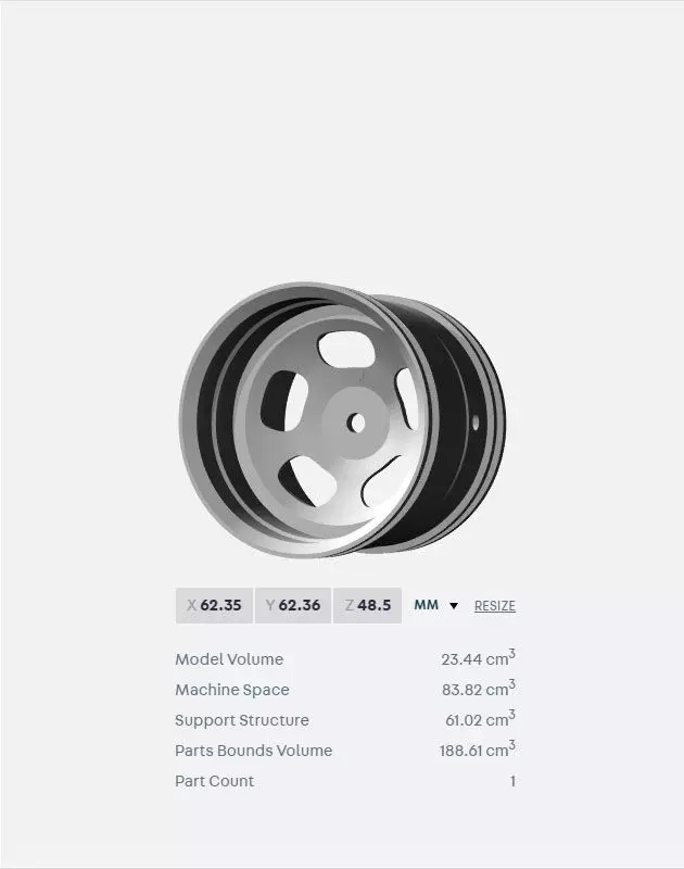 PRINT Vintage Mag Wheel for RC trucks and cars 3D print model_0