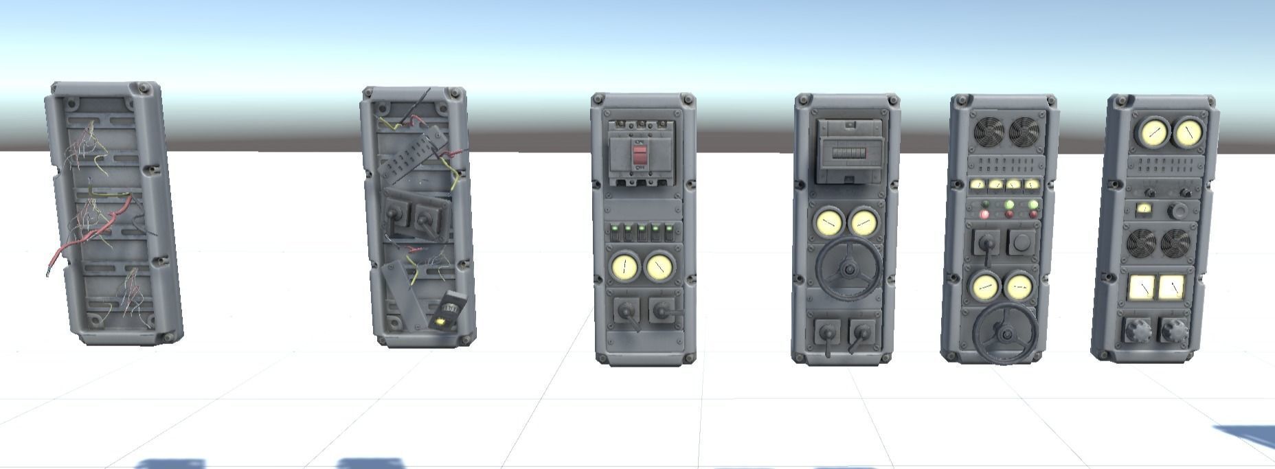 Switchboard pack pro Low-poly 3D model_8