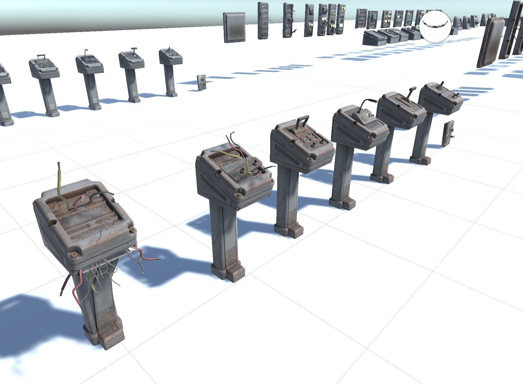 Switchboard pack pro Low-poly 3D model_17