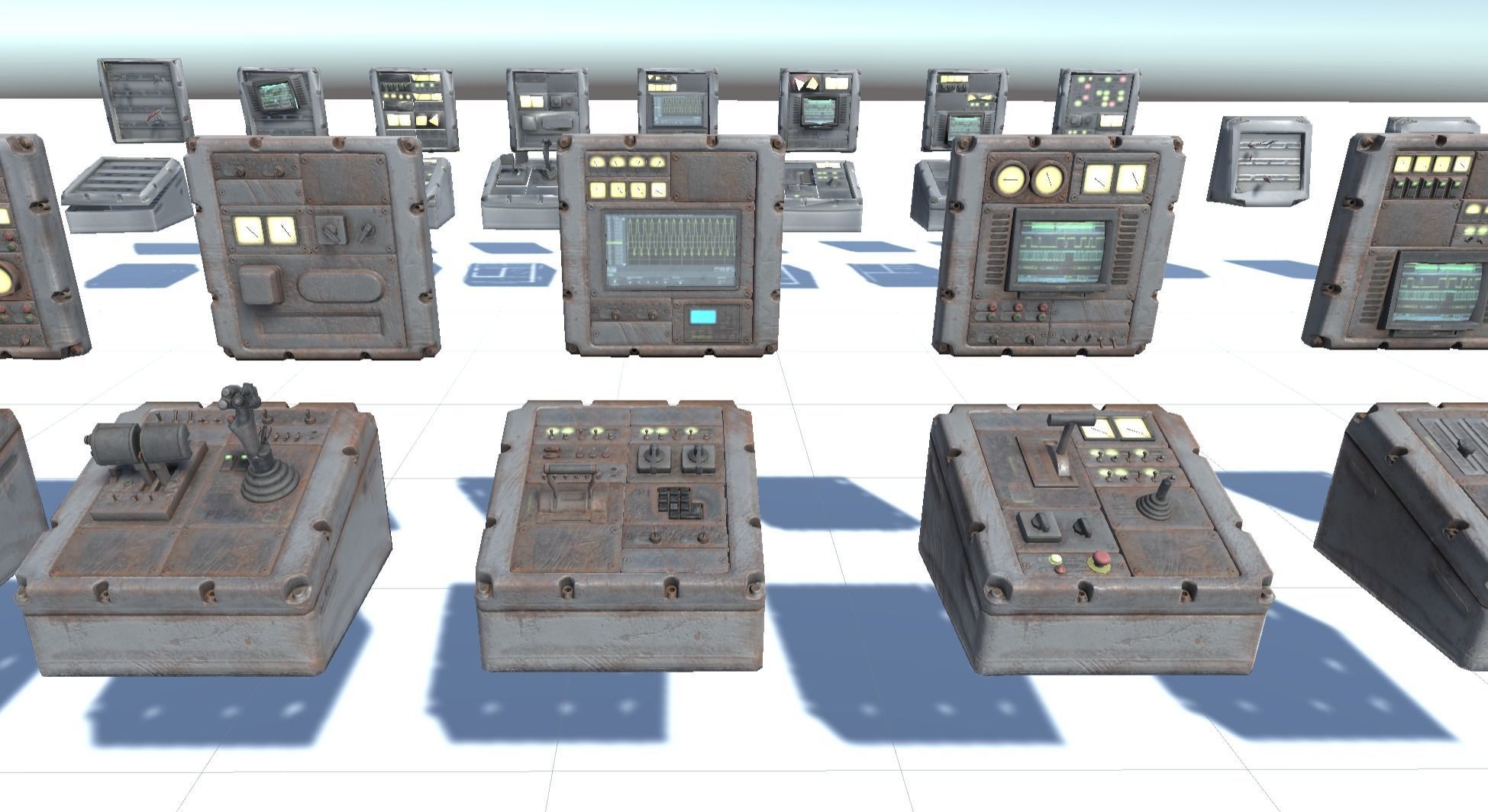 Switchboard pack pro Low-poly 3D model_20