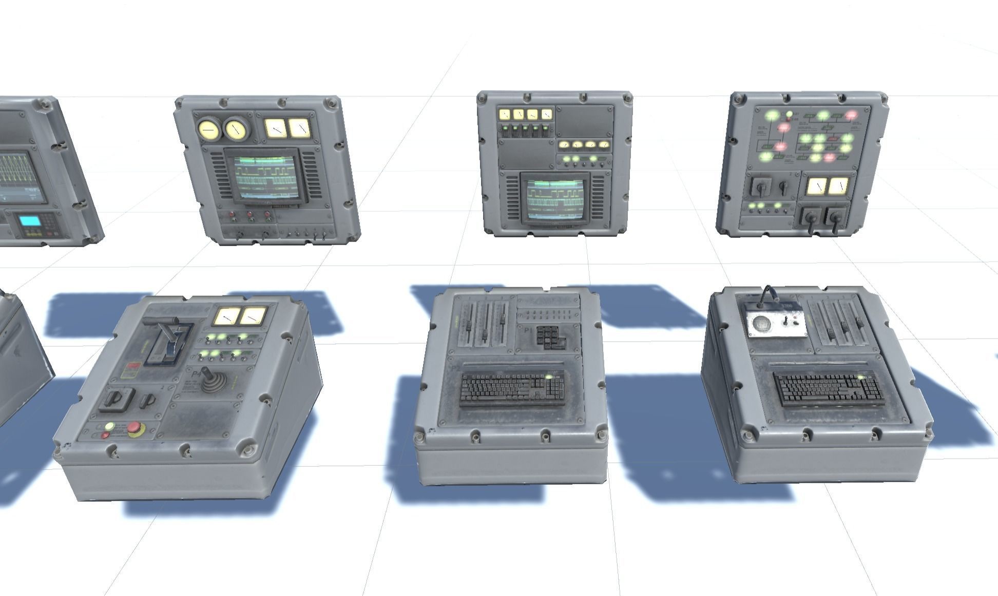 Switchboard pack pro Low-poly 3D model_9