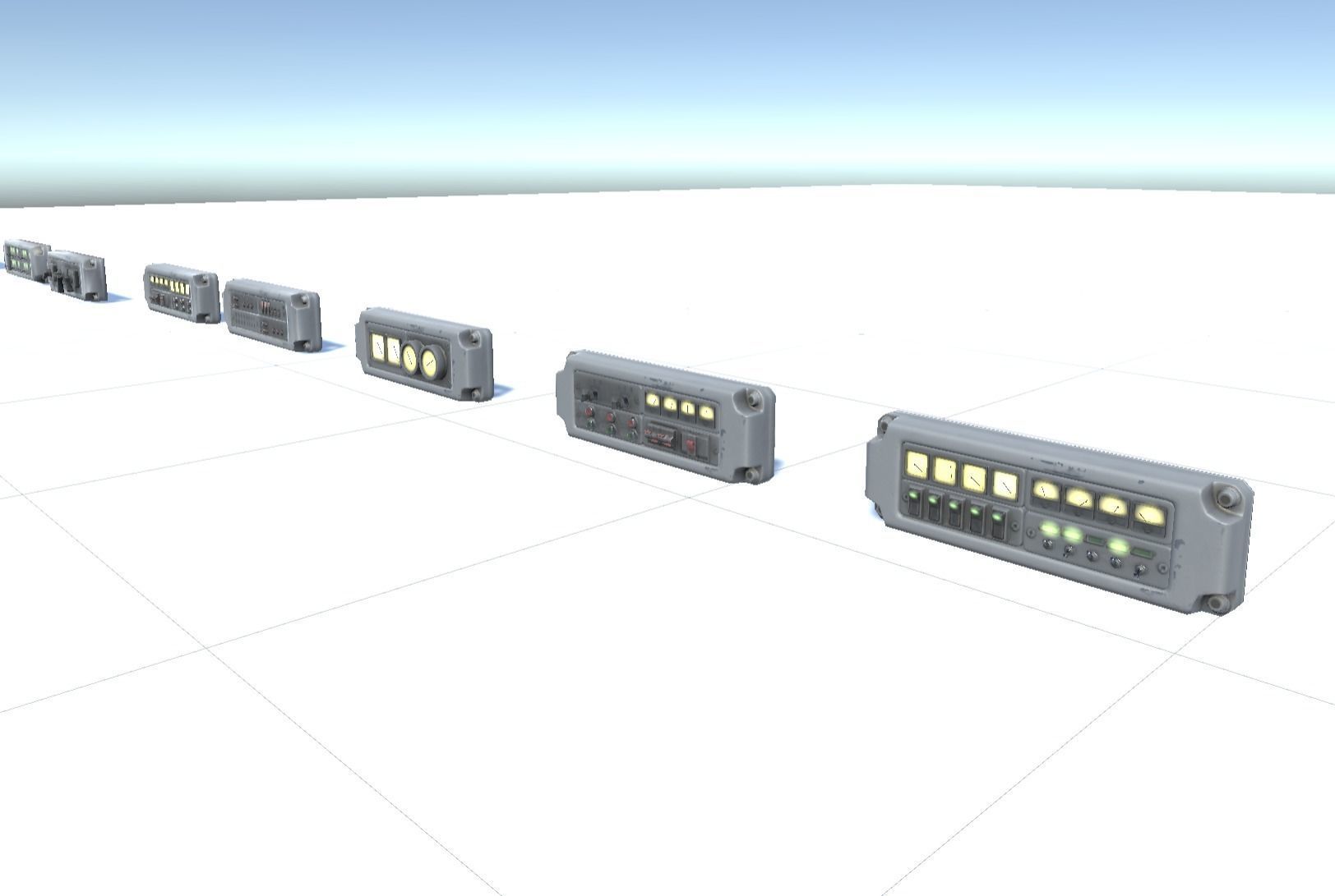 Switchboard pack pro Low-poly 3D model_12