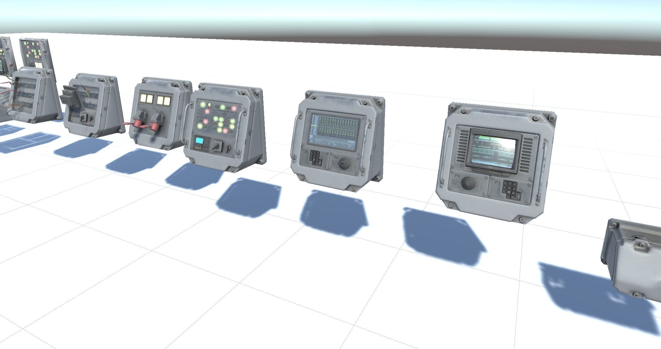 Switchboard pack pro Low-poly 3D model_15