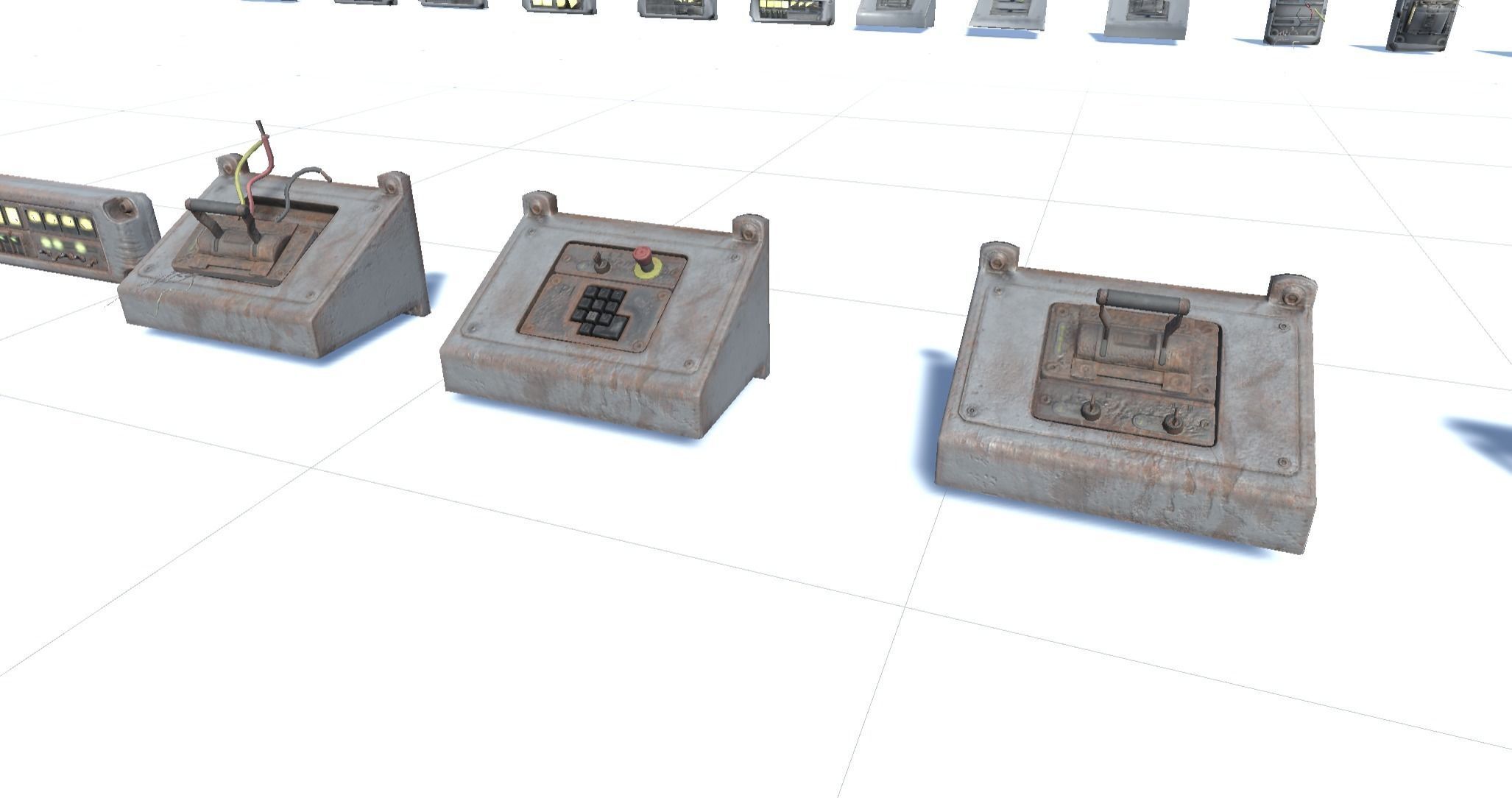 Switchboard pack pro Low-poly 3D model_13