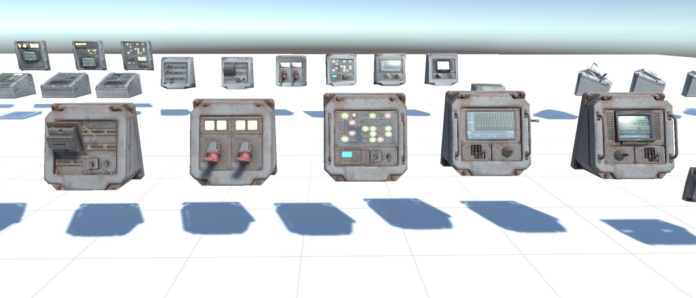 Switchboard pack pro Low-poly 3D model_16