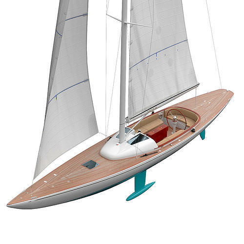 Leonardo yacht Eagle 44 CIAN 3D model