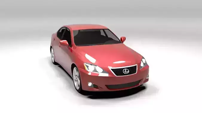 LEXUS IS 2007 LOWPOLY