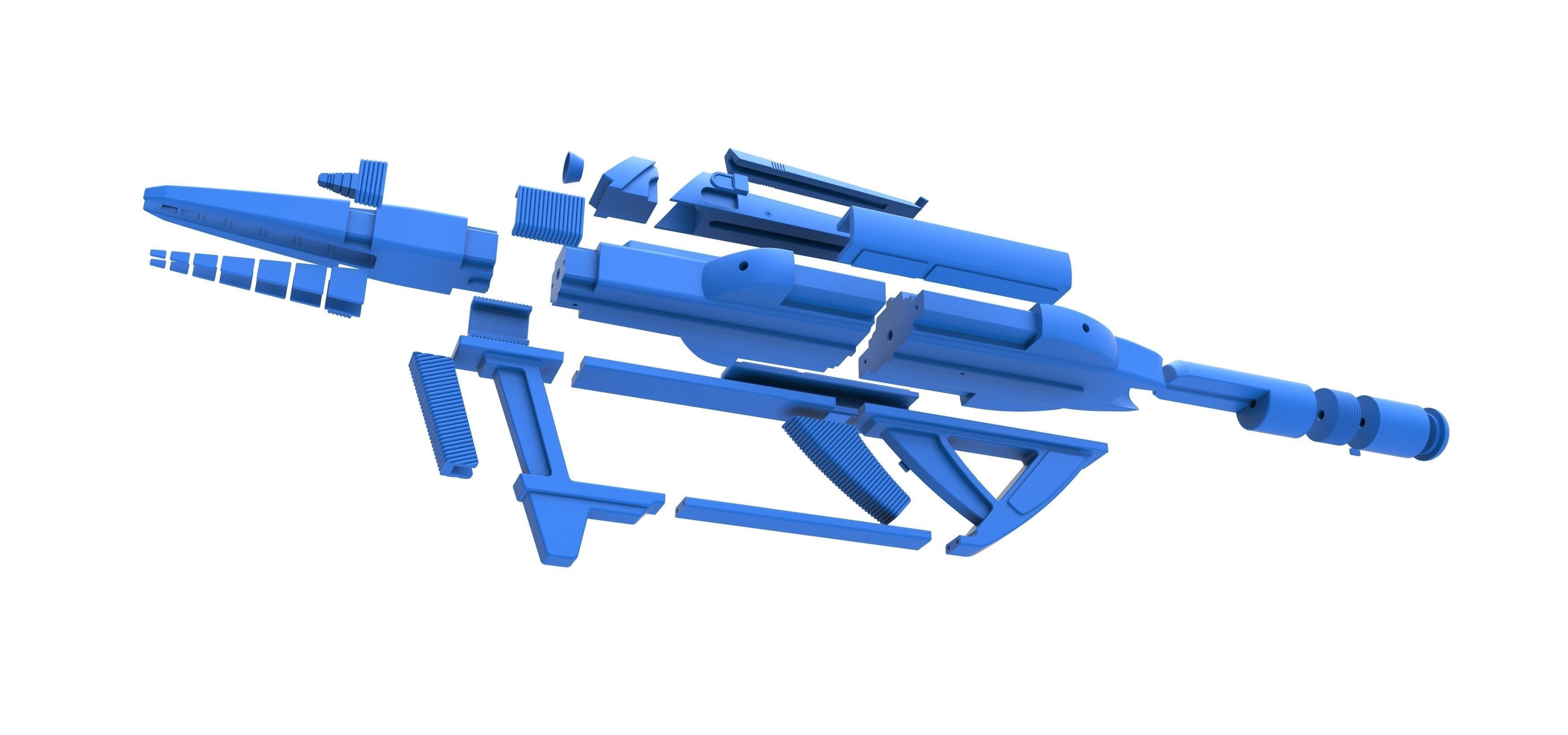 Compression Phaser Rifle from Star Trek Voyager 3D print model_24