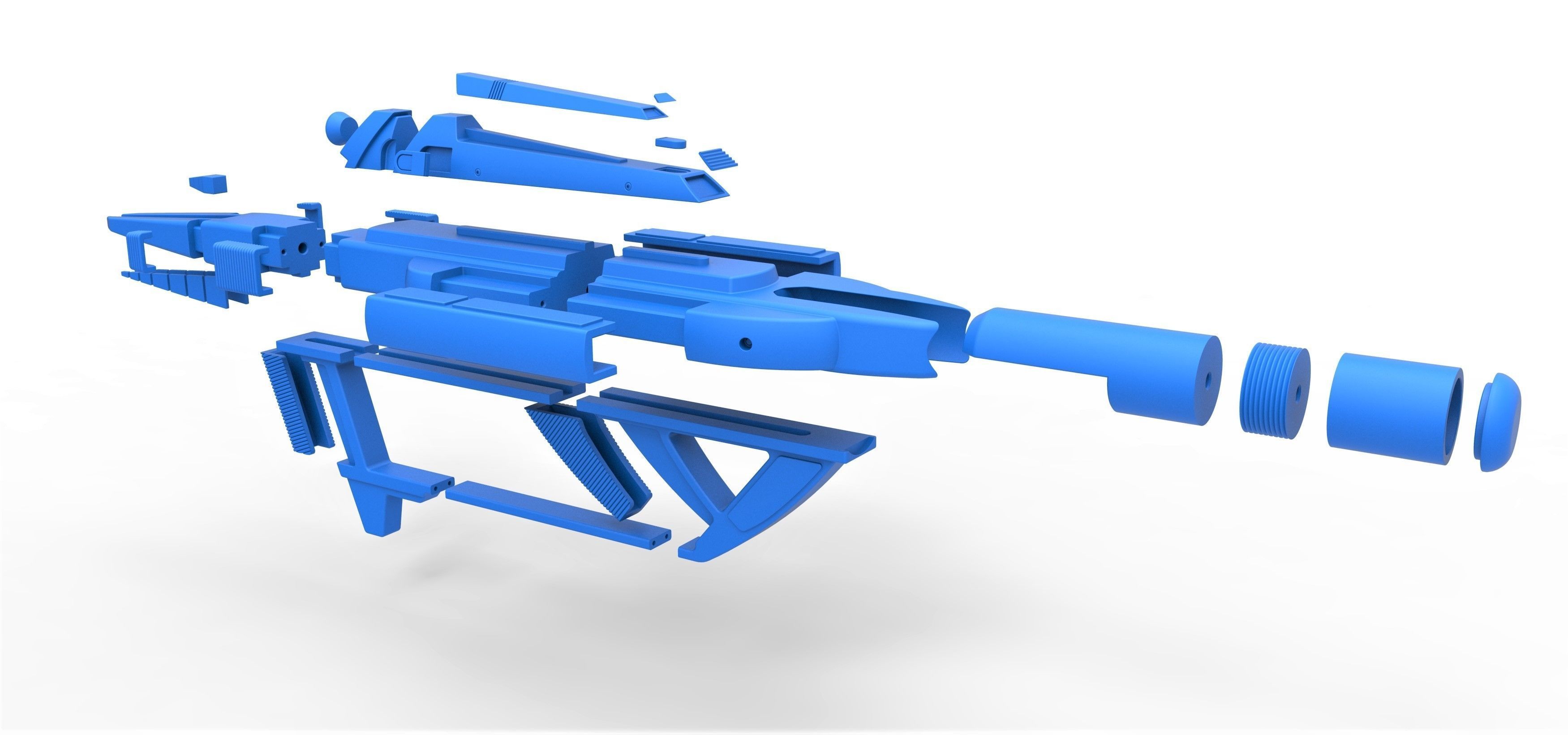 Compression Phaser Rifle from Star Trek Voyager 3D print model_28