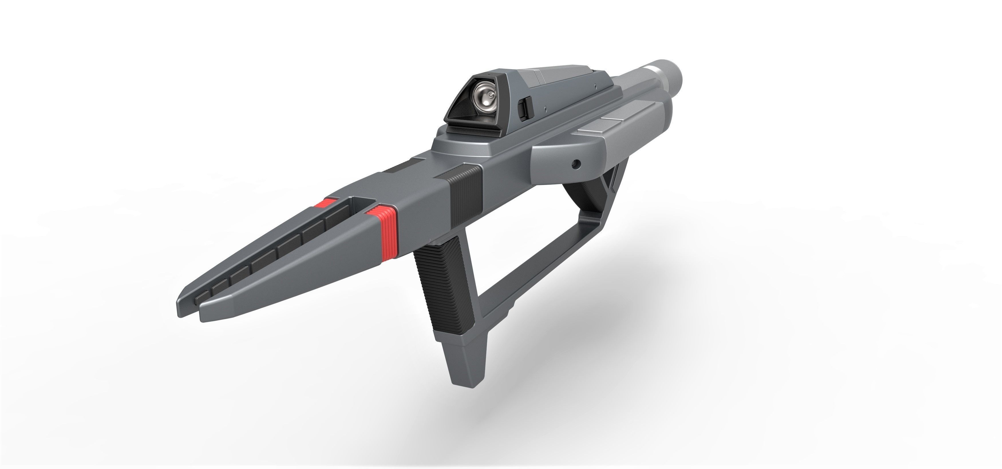 Compression Phaser Rifle from Star Trek Voyager 3D print model_3