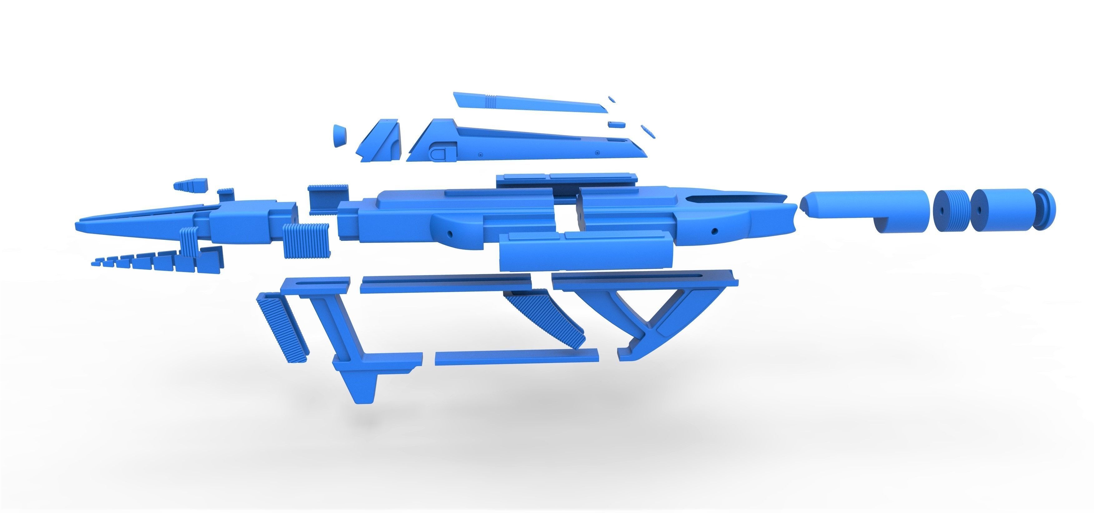 Compression Phaser Rifle from Star Trek Voyager 3D print model_27