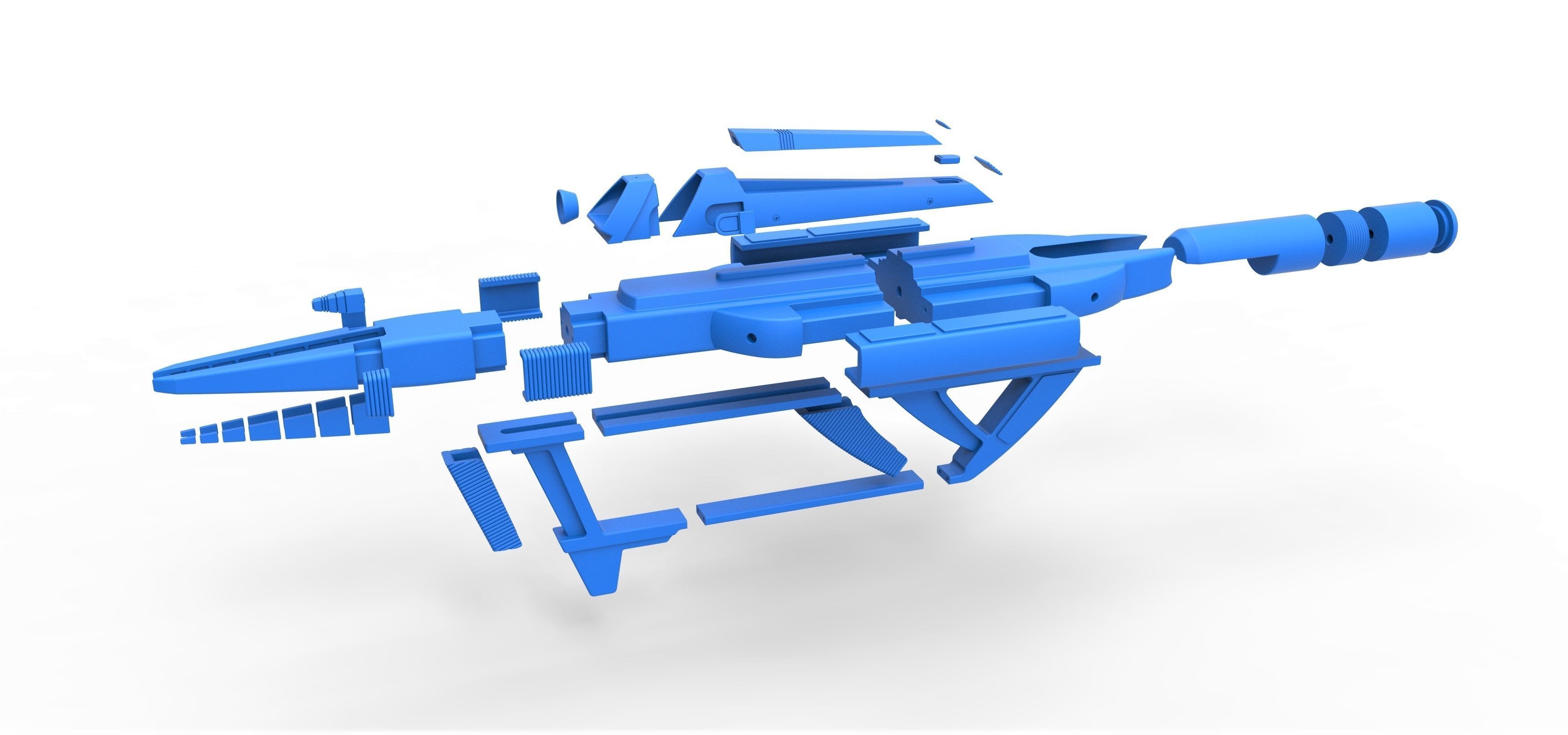 Compression Phaser Rifle from Star Trek Voyager 3D print model_23