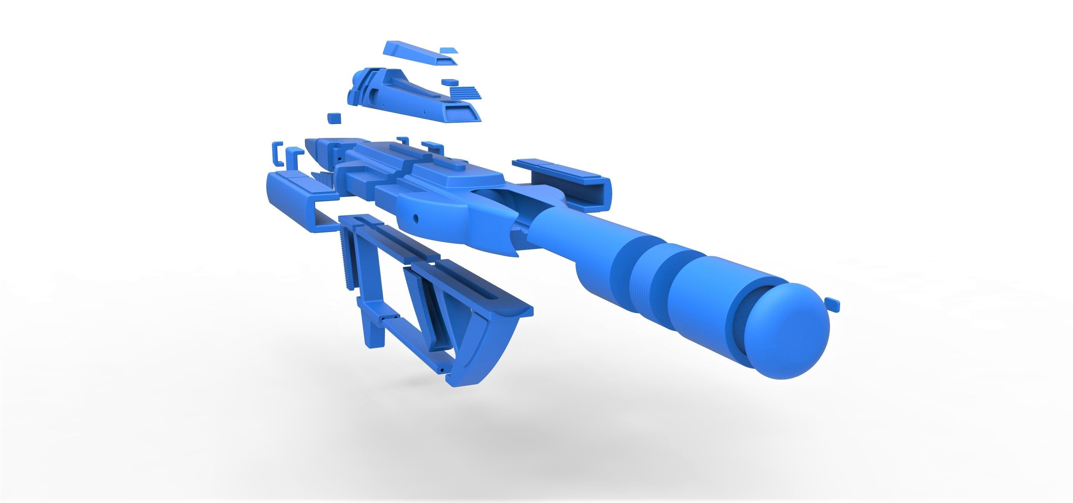 Compression Phaser Rifle from Star Trek Voyager 3D print model_29