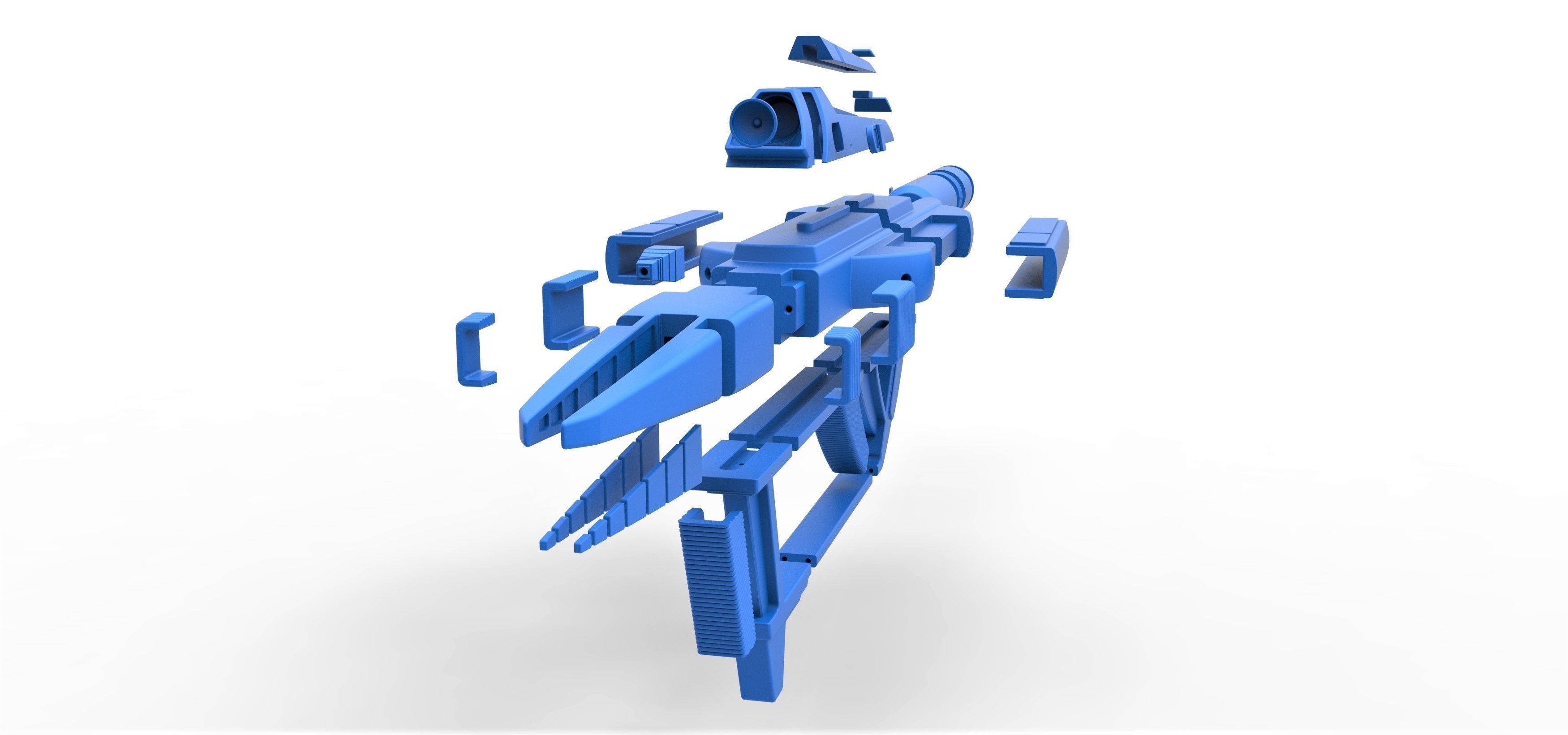 Compression Phaser Rifle from Star Trek Voyager 3D print model_26